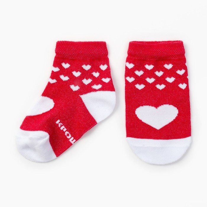 Носки Крошка Я "Love you so" 10-12 см, красный
