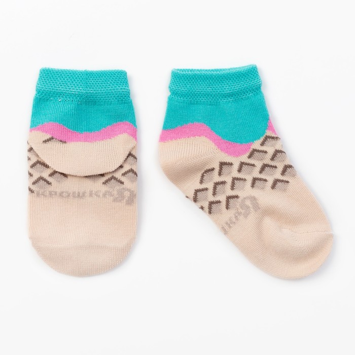 Носки Крошка Я "Мамина сладость" 6-8 см, бежевый