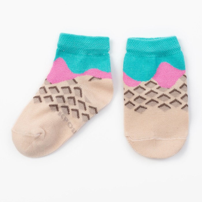 Носки Крошка Я "Мамина сладость" 10-12 см, бежевый