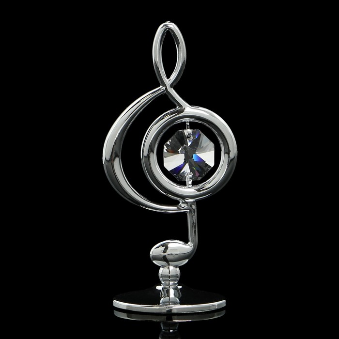 Сувенир Скрипичный ключ, 33,67,8 см, с кристаллами