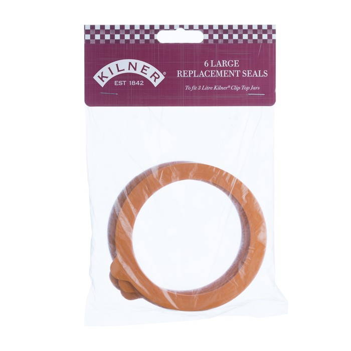 Набор из 6 резиновых подкладок для банок Kilner Clip Top, 3 л