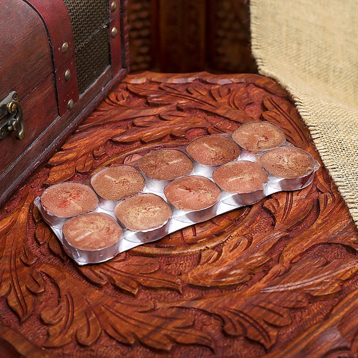 Набор свечи в гильзе "Платинум" 10 шт ананас 18,5х7,5х1,2 см