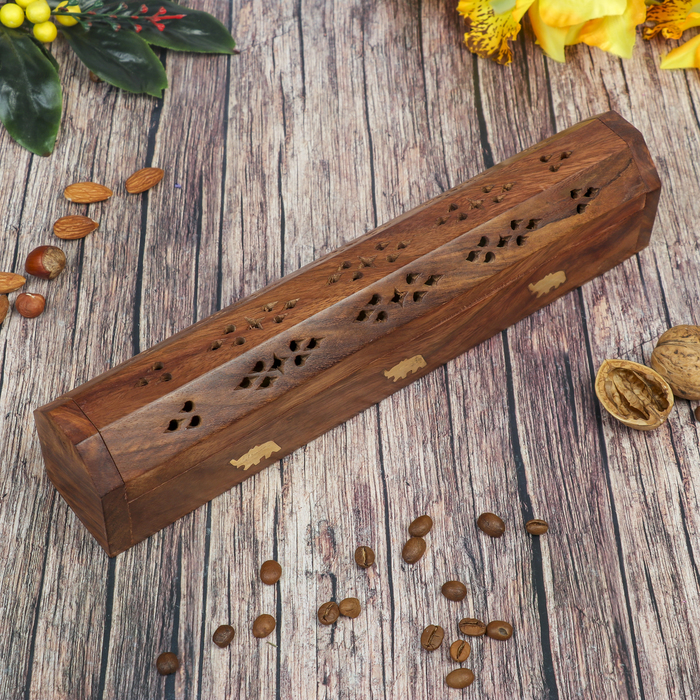 Подставка под благовония "Слоны" 30х5,5х6 см