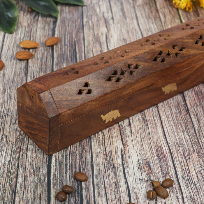 Подставка под благовония "Слоны" 30х5,5х6 см