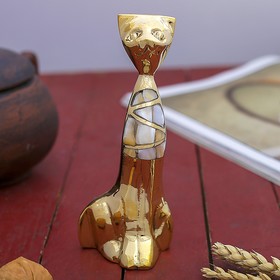 

Сувенир латунь "Кошечка" 6,5х5х15,5 см
