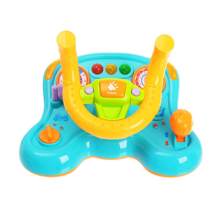 Руль 2 в 1"Лётчик/Водитель", звуковые эффекты, МИКС