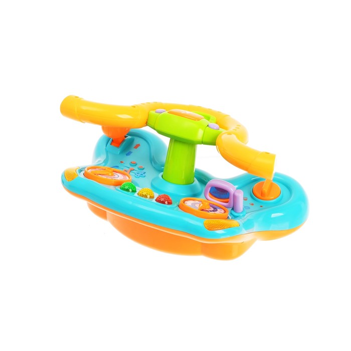 Руль 2 в 1"Лётчик/Водитель", звуковые эффекты, МИКС