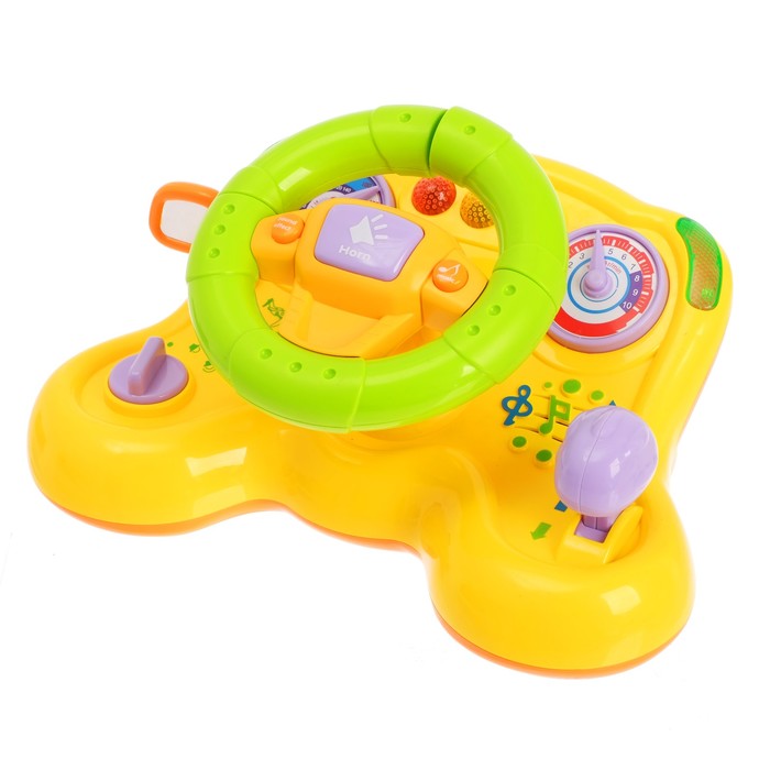 Руль 2 в 1"Лётчик/Водитель", звуковые эффекты, МИКС