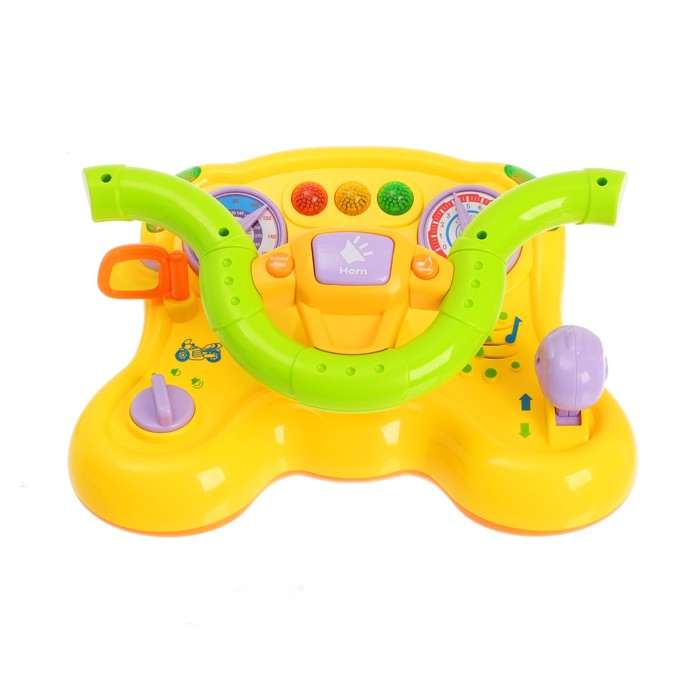 Руль 2 в 1"Лётчик/Водитель", звуковые эффекты, МИКС