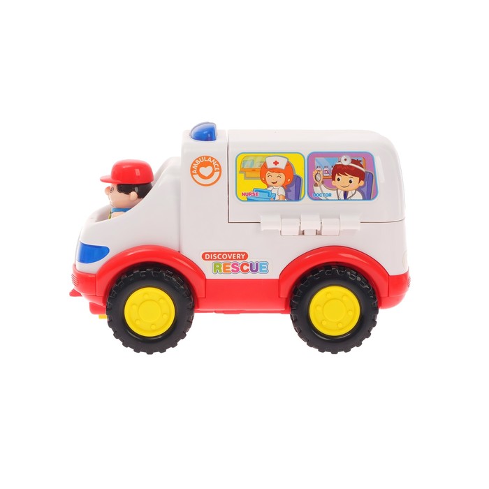 Развивающая игрушка "Скорая помощь", световые и звуковые эффекты, с аксессуарами
