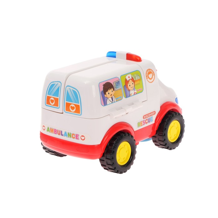 Развивающая игрушка "Скорая помощь", световые и звуковые эффекты, с аксессуарами
