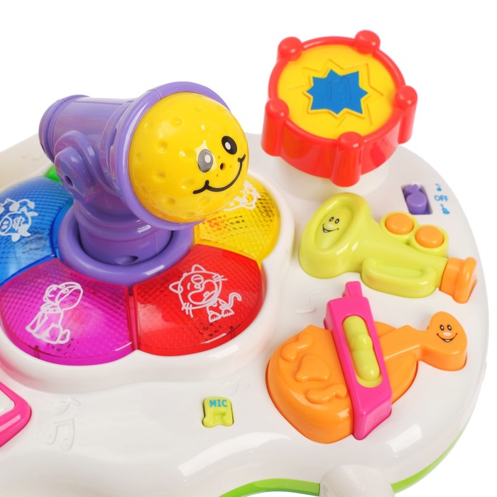 Столик развивающий "Нотка", световые и звуковые эффекты