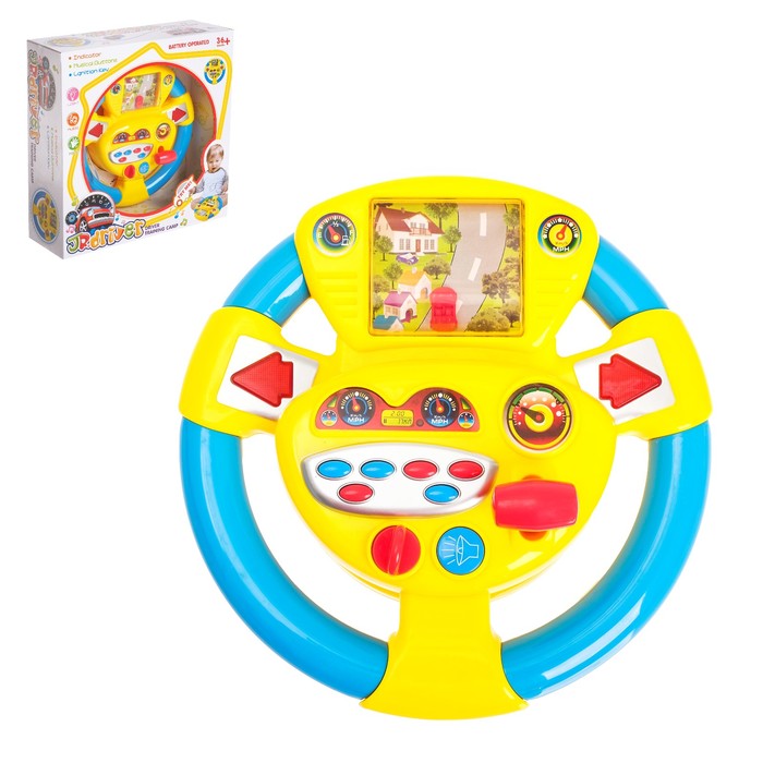 Руль "Водитель", световые и звуковые эффекты