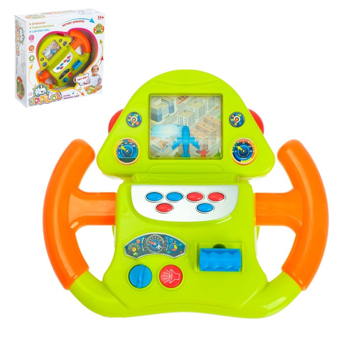 Руль "Пилот", световые и звуковые эффекты