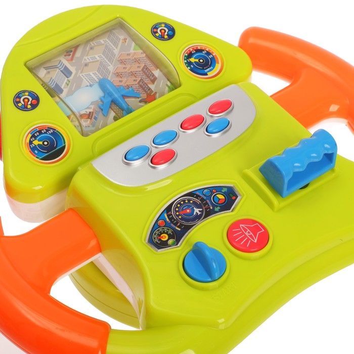 Руль "Пилот", световые и звуковые эффекты