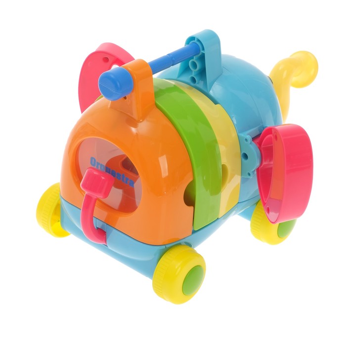 Развивающая игрушка «Слоник» 5 в 1, звуковые эффекты, подвижные элементы