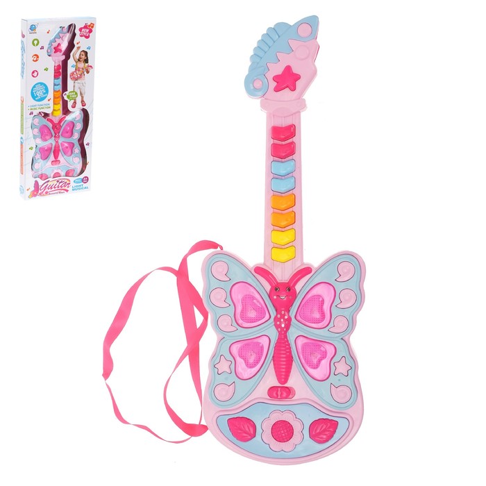 Гитара "Бабочка", световые и звуковые эффекты
