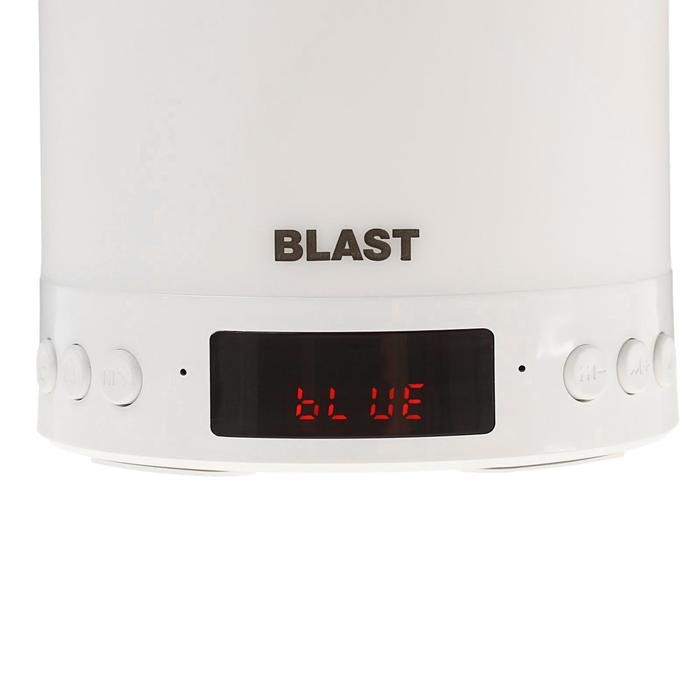 Портативная колонка BLAST BAS-860, BT, 16-18000 Гц, 70 дБ, 5 Вт, FM,микрофон,1200 мАч,белая