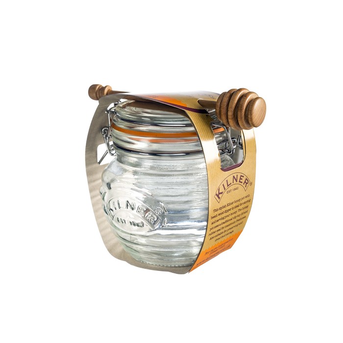 Банка Kilner, Clip Top, с ложкой для мёда, 400 мл