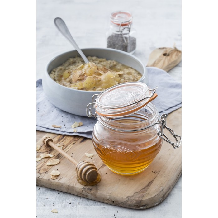 Банка Kilner, Clip Top, с ложкой для мёда, 400 мл
