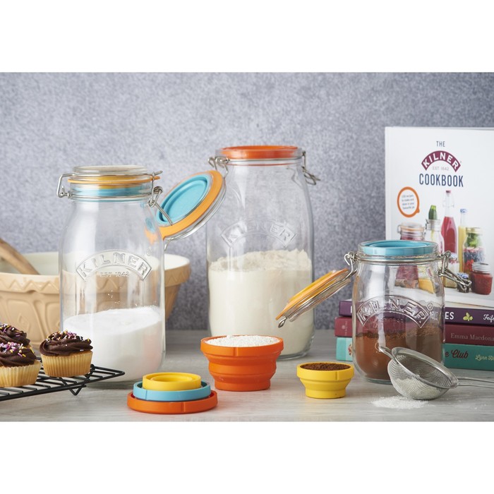 Банка для хранения Kilner, с мерными чашами, 1 л