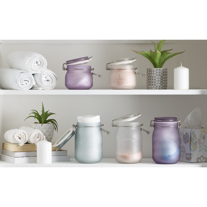 Банка для хранения Kilner, Clip Top, 500 мл, белая