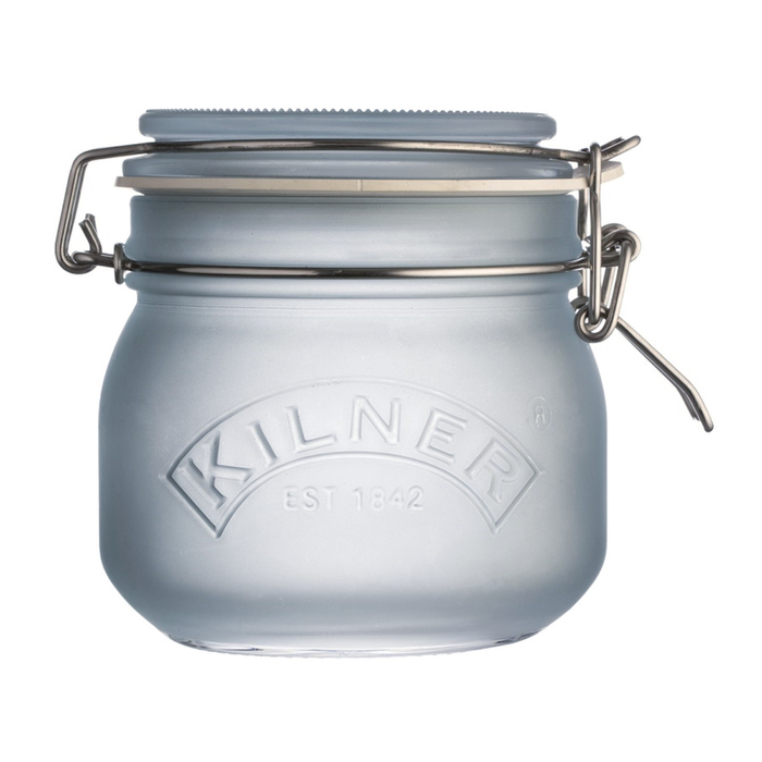 Банка для хранения Kilner, Clip Top, 500 мл, голубая