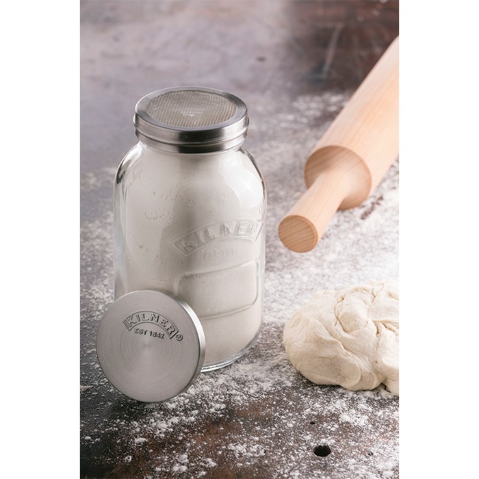 Банка с крышкой-ситом для муки Kilner, 1 л