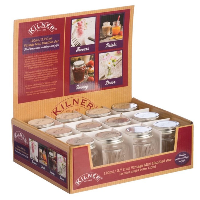 Банка с ручкой и крышкой Kilner, Vintage, 110 мл