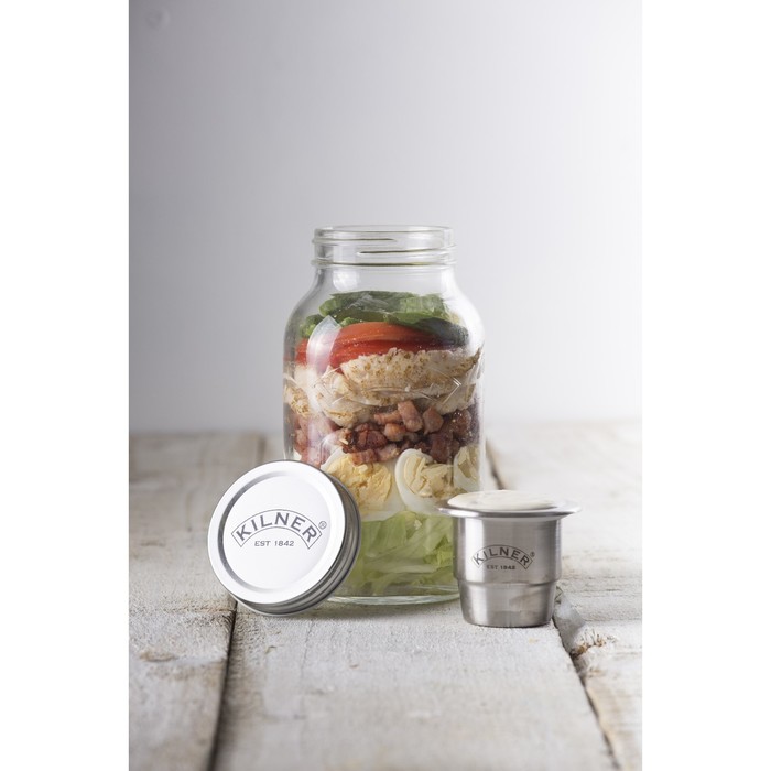 Банка с соусником Kilner, On The Go, 1 л