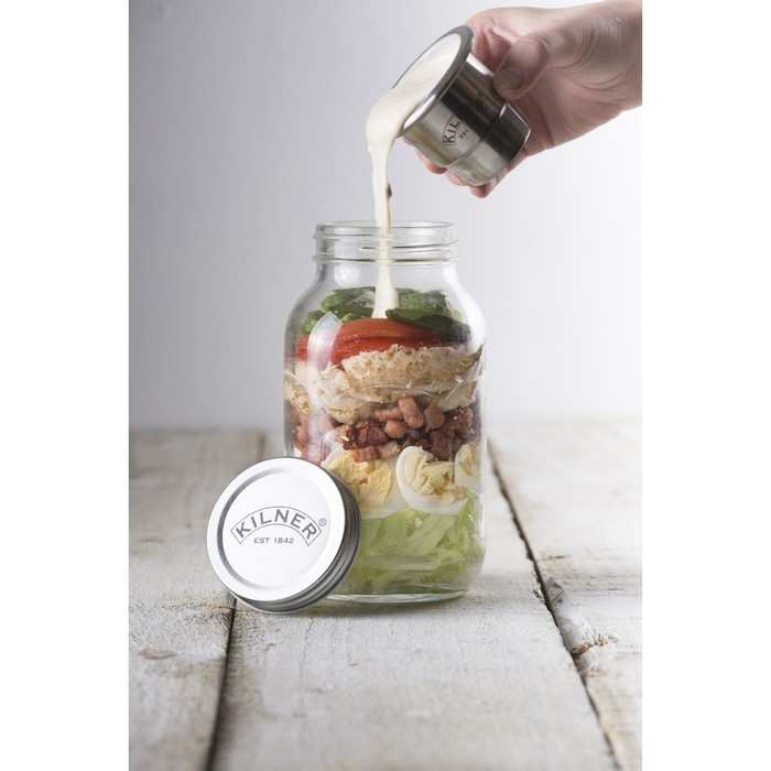 Банка с соусником Kilner, On The Go, 1 л