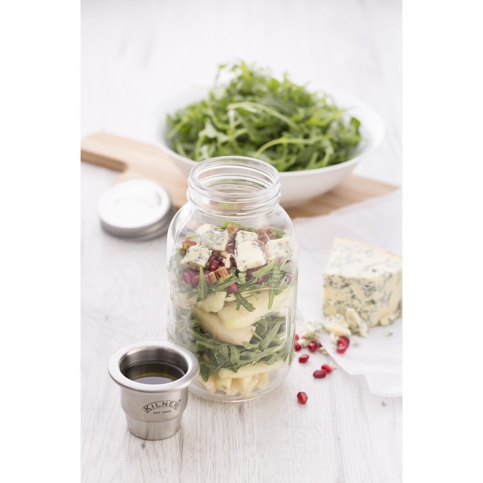 Банка с соусником Kilner, On The Go, 1 л