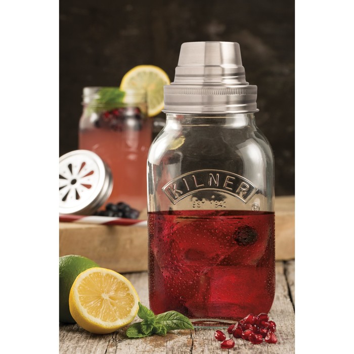 Банка-шейкер для коктейлей Kilner 1 л