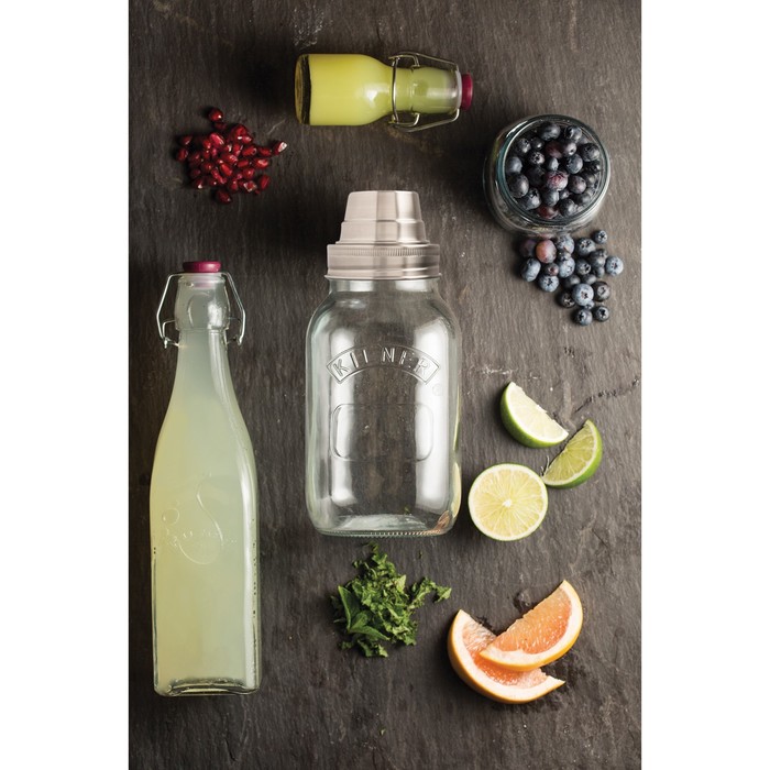 Банка-шейкер для коктейлей Kilner 1 л