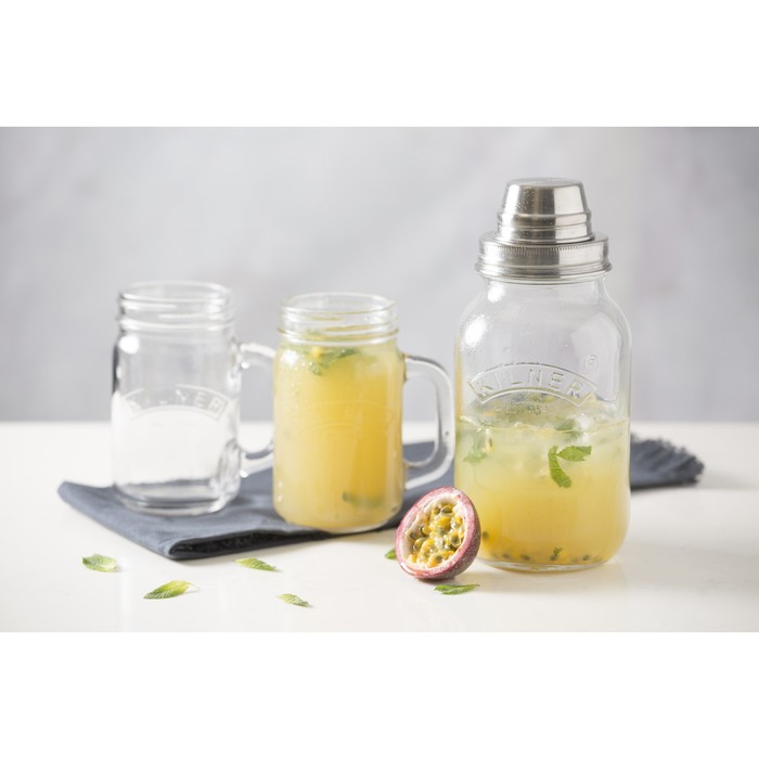 Банка-шейкер для коктейлей Kilner 1 л