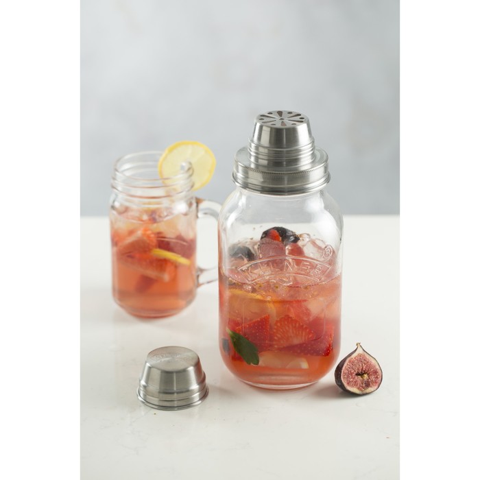 Банка-шейкер для коктейлей Kilner 1 л