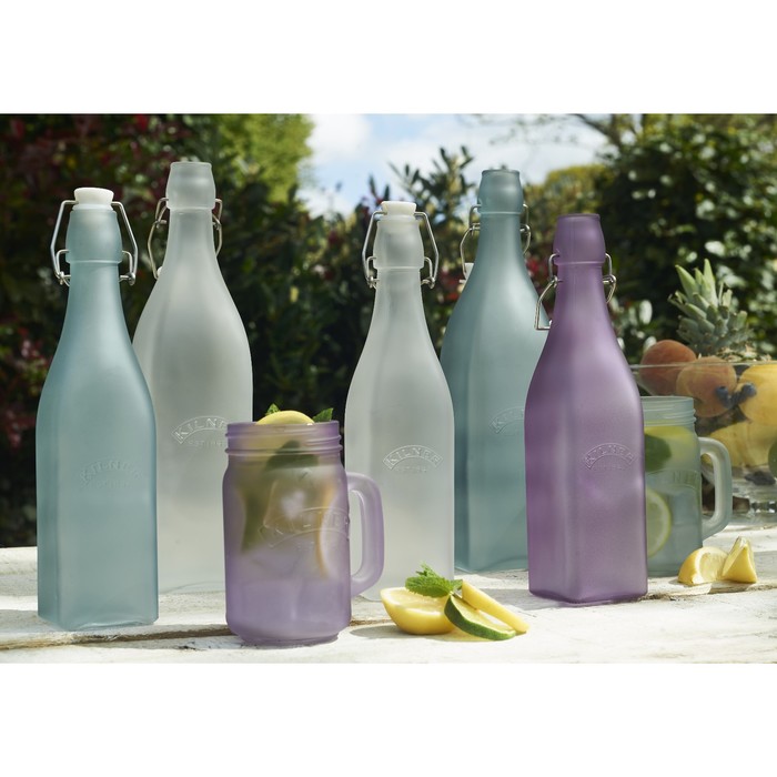 Бутылка Kilner Clip Top, 1 л, белая