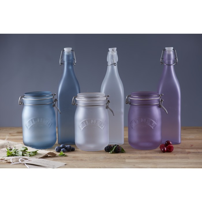 Бутылка Kilner Clip Top, 1 л, белая