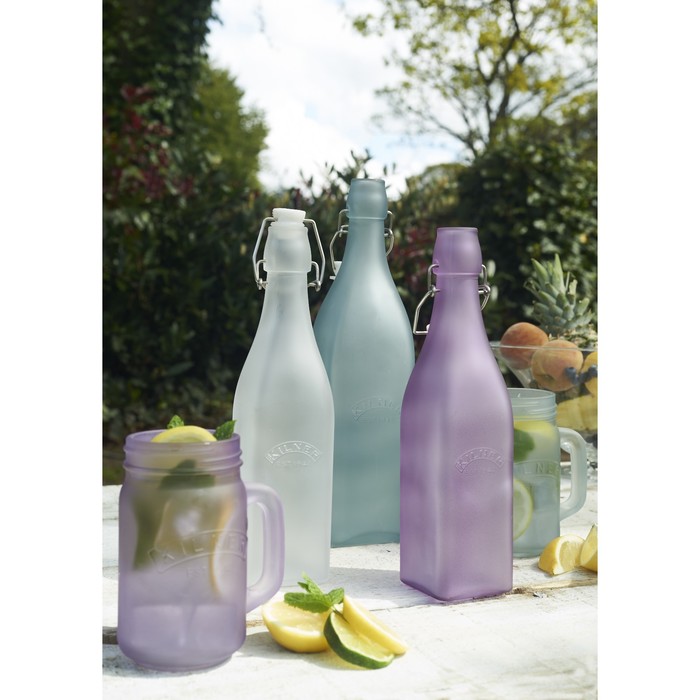 Бутылка Kilner Clip Top, 1 л, белая