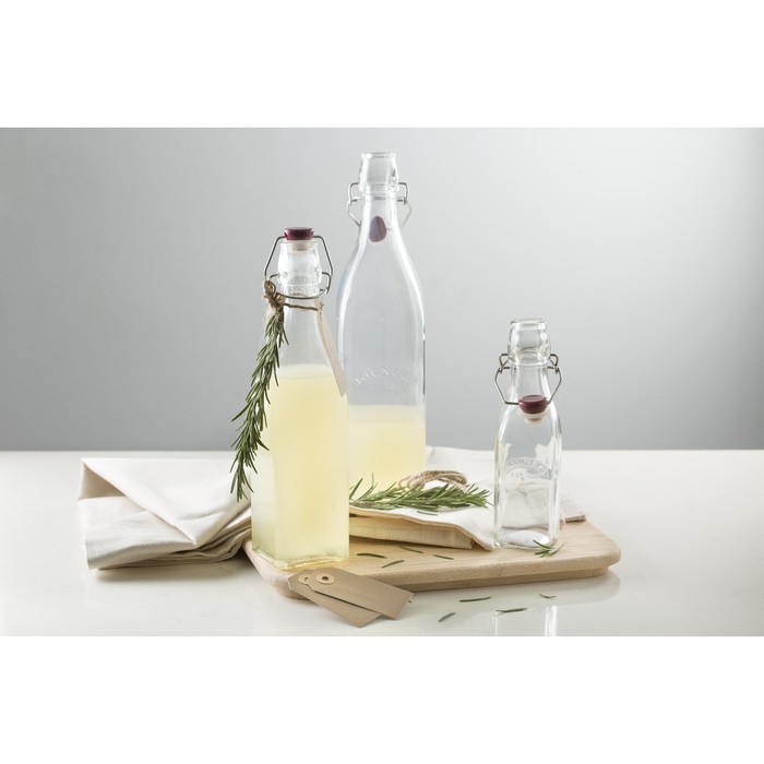 Бутылка Kilner Clip Top, квадратная, 1 л