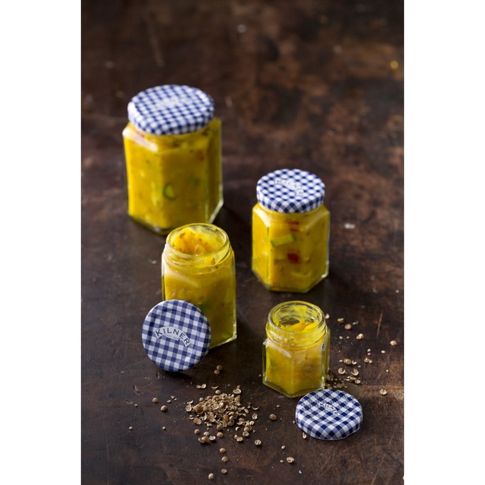 Гранёная банка с крышкой Kilner Twist Top, 110 мл