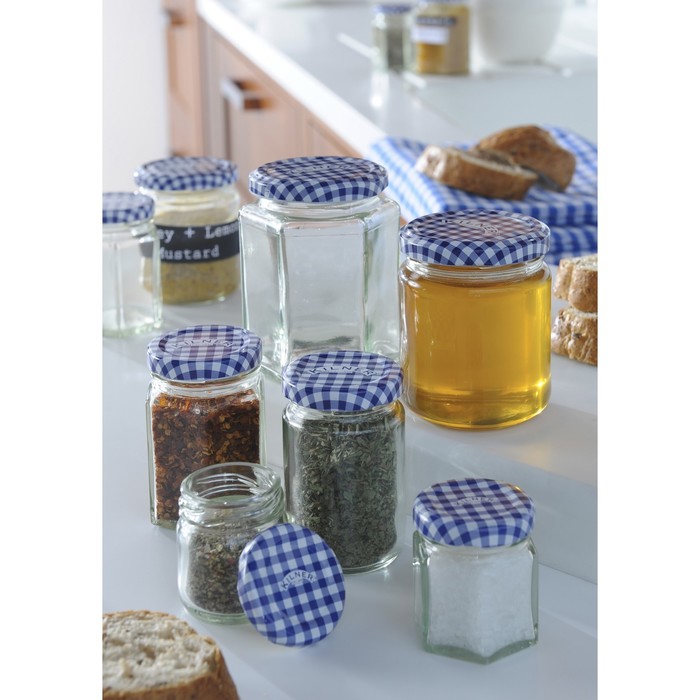 Гранёная банка с крышкой Kilner Twist Top, 110 мл