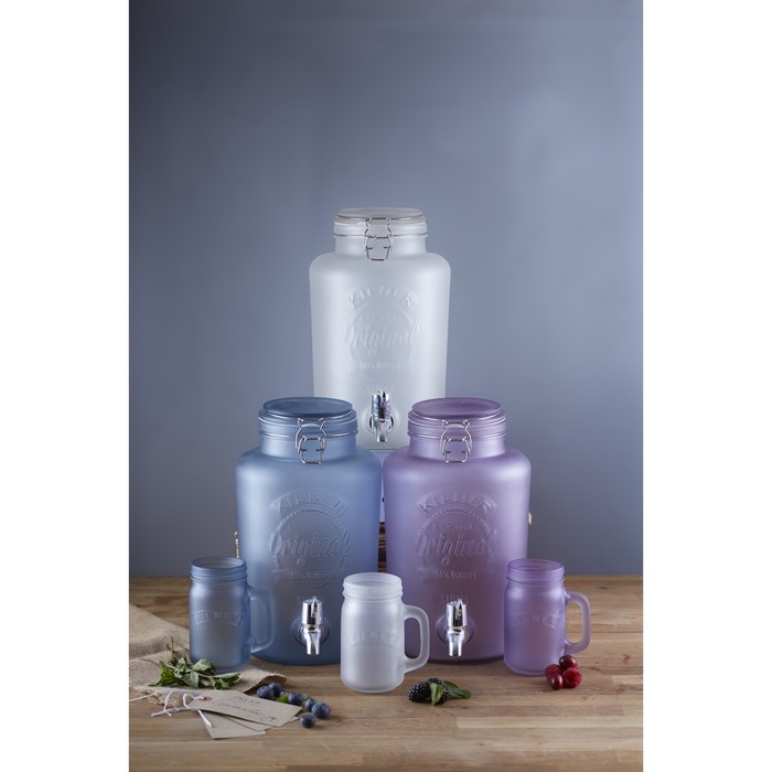 Диспенсер для напитков Kilner, 5 л, белый