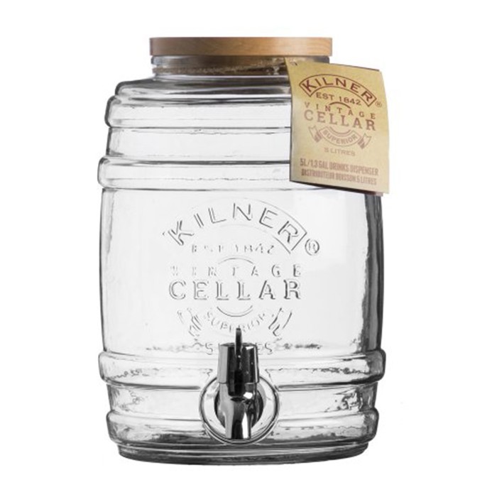 Диспенсер для напитков Kilner Barrel, 5 л