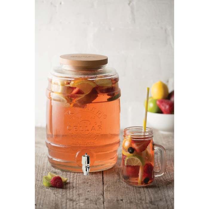 Диспенсер для напитков Kilner Barrel, 5 л
