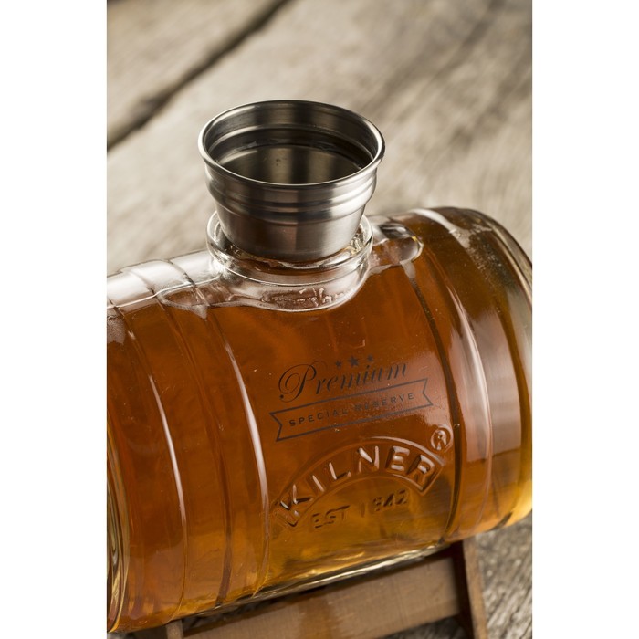 Диспенсер для напитков Kilner Barrel на подставке, 1 л, в подарочной упаковке