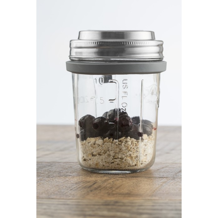 Набор для завтрака с собой Kilner, банка + ложка, 350 мл