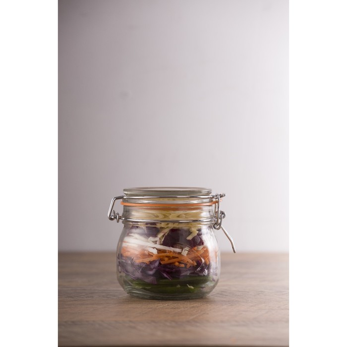 Набор для ланча с собой Kilner, банка + сумка + вилка, 500 мл