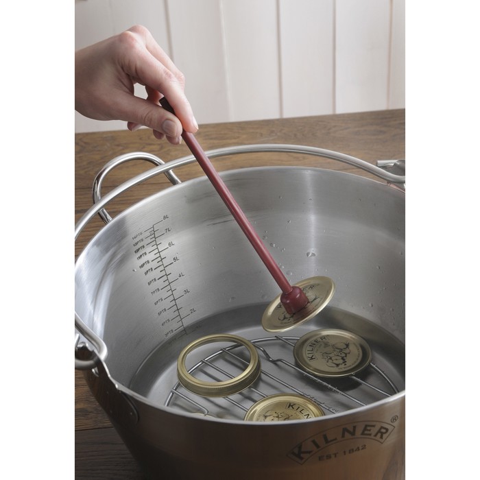 Набор из 12 плоских крышек Kilner 10 см