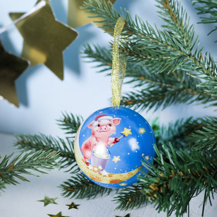 Чай в жестяном шаре 20 гр. "Все мечты сбудутся" с лимоном и мятой СГ